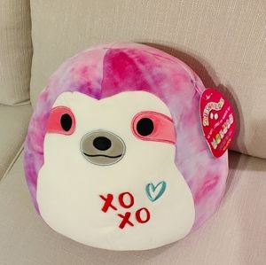 NWT Kellytoy Valentines Squishmallow Sloth Plush